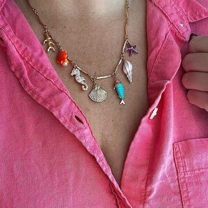 Piper K coastal charm necklace.